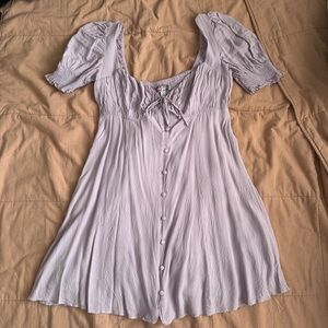 Urban Outfitters | Button down lilac dress | L